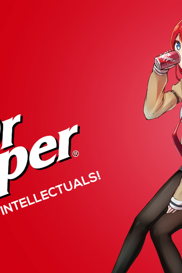 Dr pepper is the drink of intellectuals