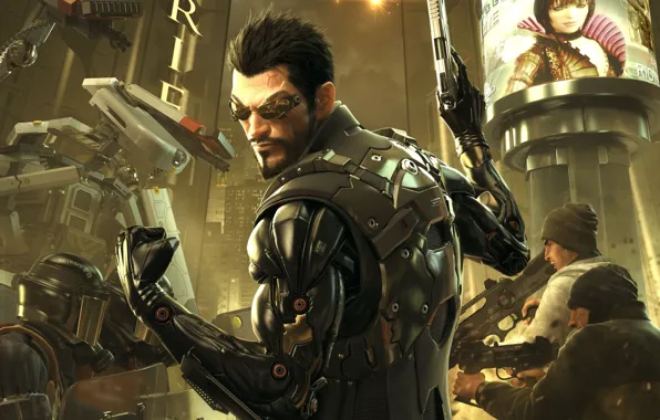 Picture cyborg, Deus Ex: Human Revolution, cyberpunk, Adam Jensen, Square enix, Adam Jensen, cyborg, Eidos Interactive, …