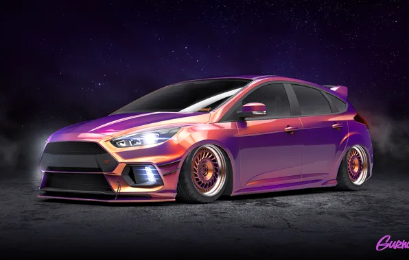 Picture Ford, Purple, Focus, Modern, by Gurnade