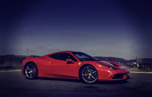 Picture Red, Ferrari, Italy, Ferrari, Red, 458, italia, Speciale