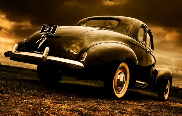 Picture style, retro, Coupe, Studebaker, 1940