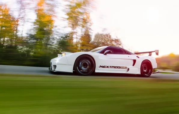 Picture car, tuning, in motion, tuning, honda nsx, hq Wallpapers
