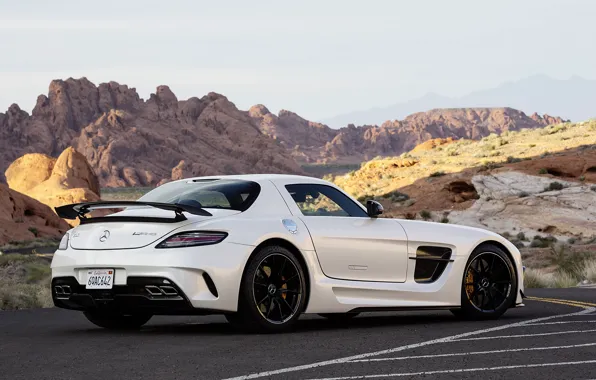 Picture White, Machine, Mercedes, Car, Car, Mercedes Benz, AMG, SLS, White, Wallpapers, New, Beautiful, Black Series, …