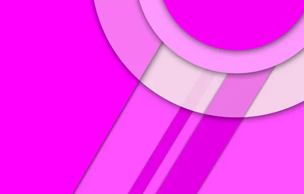 Picture white, line, circles, pink, Android, material