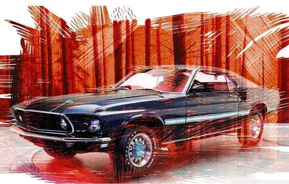 Picture background, Mustang, Ford, Mustang, Ford