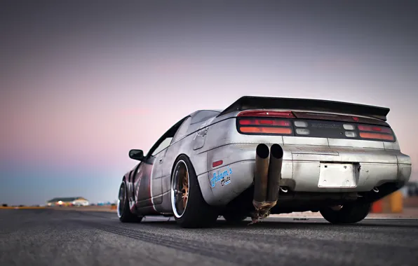 Picture Nissan, Drift, Style, Tuning, Retro, Rims, Sportcar, Track, Exhaust, 300ZX, Z32