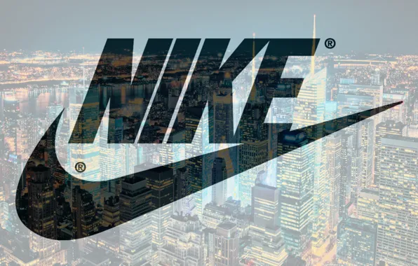 Picture night, new york, nike