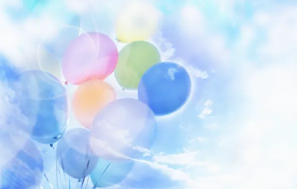 Picture the sky, clouds, dreams, balloons