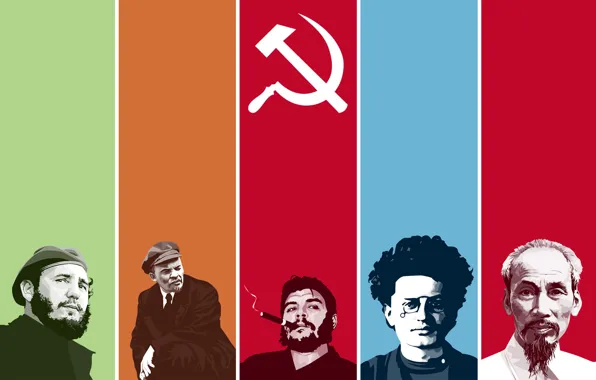 Picture Lenin, Trotsky, Fidel, the Communists