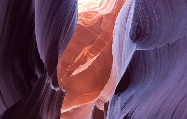 Picture landscape, rocks, texture, canyon, AZ, cave, USA