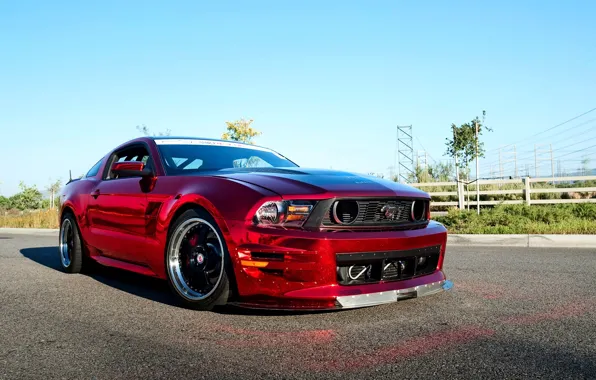 Picture Mustang, Ford, GT500, Red, Machine, Tuning, Ford, Desktop, Mustang, Muscle, Red, Car, Car, Beautiful, Wallpapers, …
