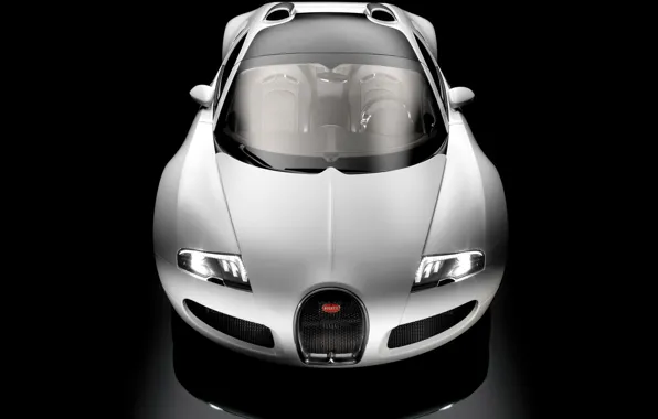 Picture white, black, Bugatti