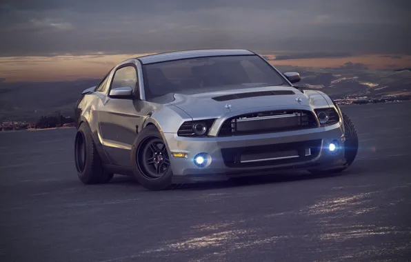 Picture Mustang, Ford, Shelby, Ford, Mustang, Car, GT 500, Drag