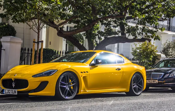 Picture yellow, Maserati, supercar, yellow, Maserati, granturismo, GranTurismo