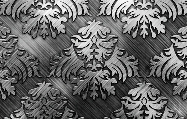 Picture metal, pattern, silver, metal, texture, background, pattern, steel, metallic