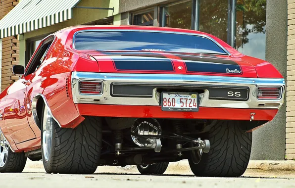Picture road, machine, the city, street, Chevrolet, 1970, Chevelle