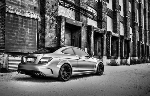Picture grey, tuning, mercedes, 2012, Mercedes, benz, amg, benzo, AMG, Black Series, C63
