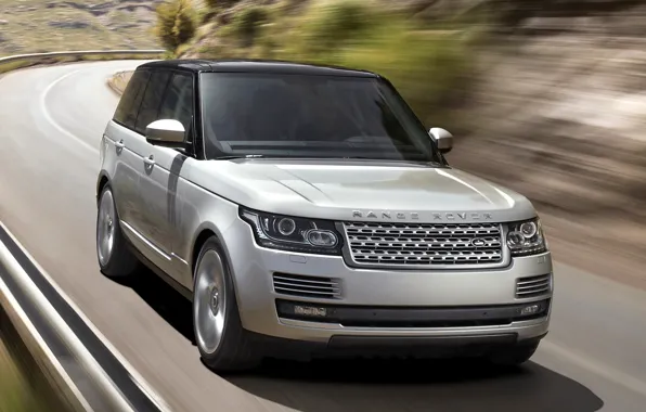 Picture road, Land Rover, Range Rover, the front, Land Rover, Range Rover