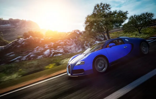 Picture Bugatti, Veyron, in motion, Gran Turismo 6