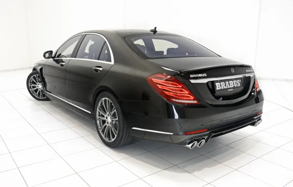 Picture black, Mercedes-Benz, Brabus, sedan, Mercedes, Hybrid, BRABUS, hybrid, S-Class, W222, 2015, B50