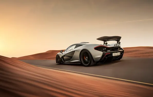 Picture McLaren, Road, Desert, Speed, Speed, Road, Supercar, Hypercar, Desert