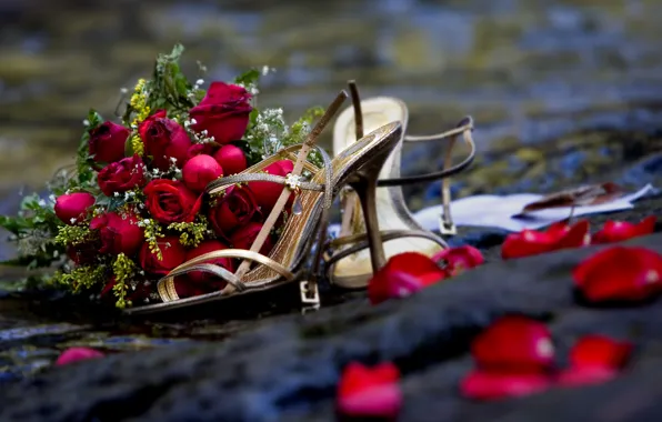 Picture flowers, romance, roses, bouquet, rose, wedding, flowers, beautiful, cool, bouquet, roses, nice, wedding, romance