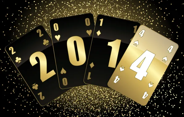 Picture card, background, new year, suit, 2014