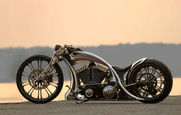 Picture motorcycle, bike, custom, unbreakable