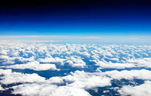 Picture the sky, blue, Clouds, venitomusic, the altitude of the aircraft