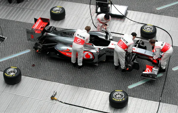Picture McLaren, formula 1, the car, formula 1, dismantling, mechanics