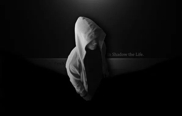 Picture darkness, people, hood, FireX, in shadow the life
