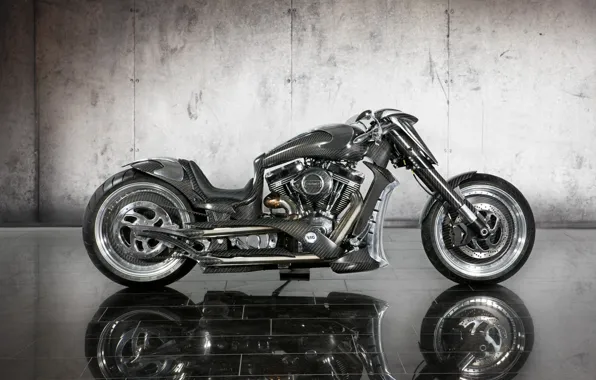 Picture grey, motorcycle, bike, carbon, 2011, custom, Bike, mirror tile, Mansory Zapico Custom Bike