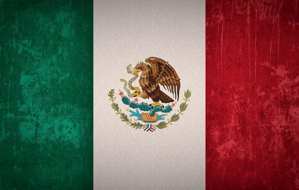Picture flag, Mexico, the flag of Mexico