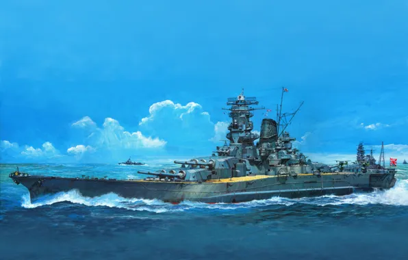 Picture figure, art, battleship, TAMI MUSE CITY BE