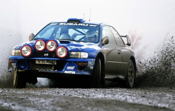 Picture rally, subaru impreza, Subaru