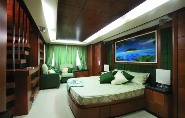 Picture design, style, interior, yacht, Suite, cabin