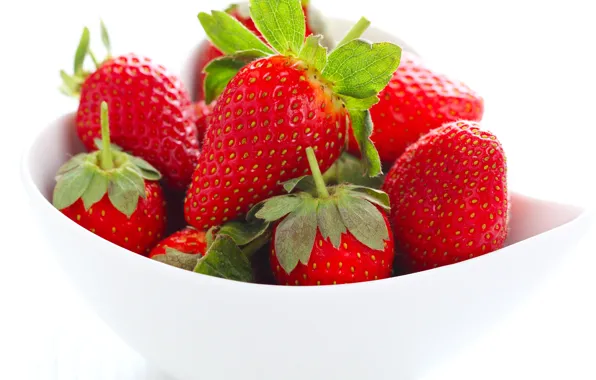 Picture berries, strawberry, bowl, strawberry, fresh berries