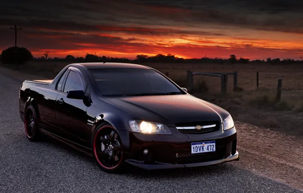 Picture the evening, Chevrolet, pickup, chevrolet lumina ss
