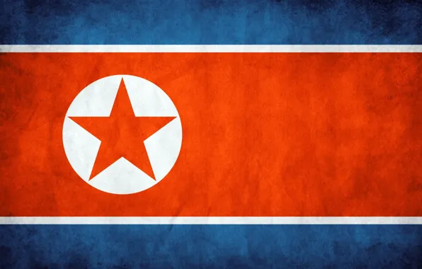 Picture flag, flag, North Korea, North Korea