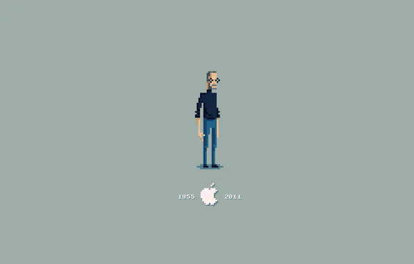 Picture Apple, 2011, Steve Jobs, Pixel, Steve Jobs, 1955