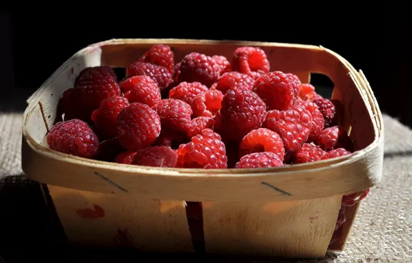 Picture summer, berries, raspberry, food, garden, still life, delicious, cottage