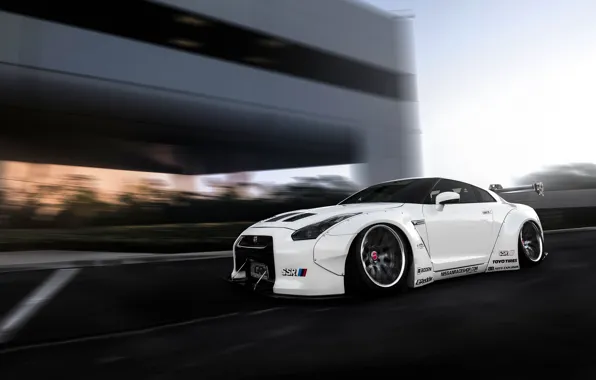 Picture car, tuning, in motion, tuning, nissan gt-r
