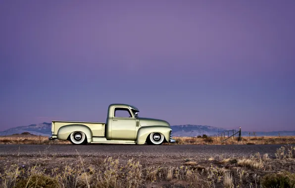 Picture the sky, tuning, Chevrolet, Chevy, 1949, Pick up