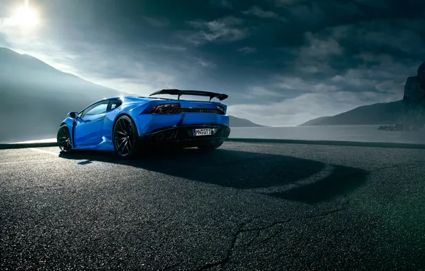 Picture Lamborghini, blue, Lamborghini, Novitec Torado, Huracan, hurakan