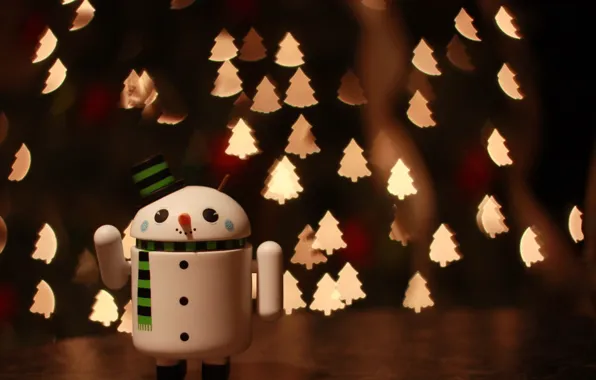 Picture Android, Wallpapers, Merry Christmas, snowman