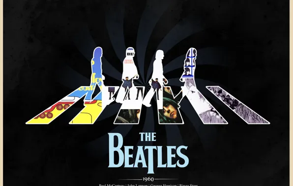 Picture Abbey Road, The Beatles, Rock, Paul McCartney, John Lennon, album covers, Ringo Starr, John Harrison