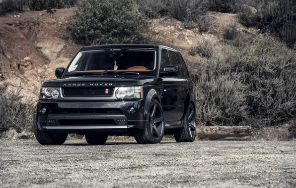 Picture sport, black, land rover, range rover, tuning