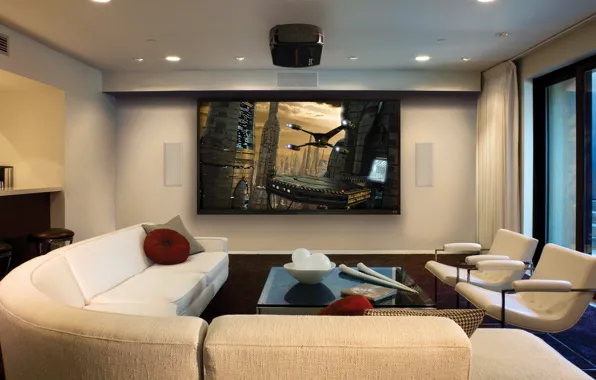 Picture design, style, room, interior, home theater
