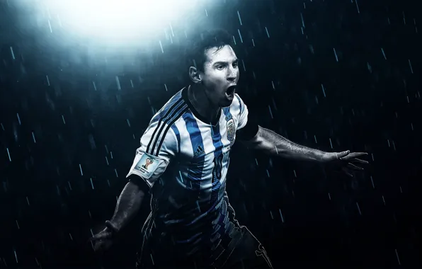 Picture Football, Argentina, Argentina, Lionel Messi, Football, Messi, Messi, Leo Messi, FuriousGFX