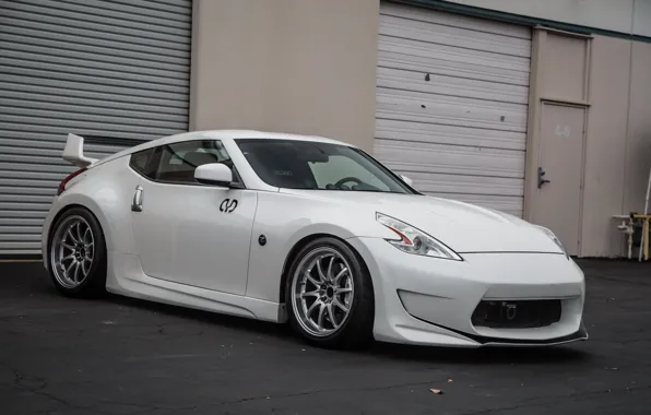 Picture Nissan, white, tuning, 370Z